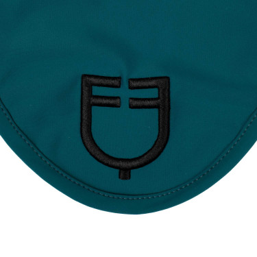 Capucha anti-moscas de tejido técnico con logo Equestro Petróleo / negro Azul