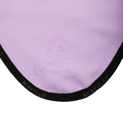 Gorro antimoscas de lycra con logotipo de silicona Acavallo Lila / negro Violeta