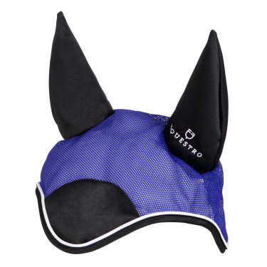 Gorro antimoscas de algodón antibacteriano Equestro Real / negro Azul Gorro antimoscas de algodón antibacteriano Equestro Real / negro Azul