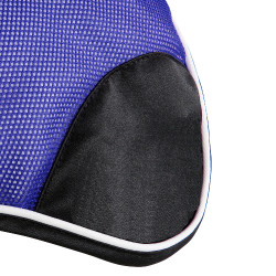 Gorro antimoscas de algodón antibacteriano Equestro Real / negro Azul