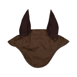 Gorro anti-moscas colección básica con orejas elásticas Equestro Castaño Marr&amp;amp;amp;oacute;n