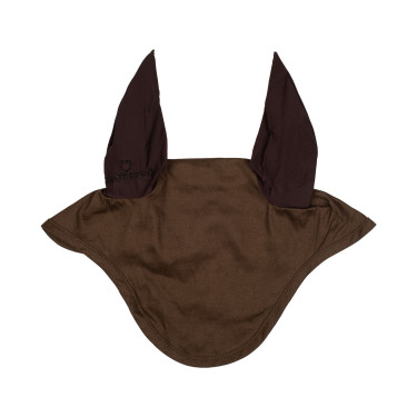 Gorro anti-moscas colección básica con orejas elásticas Equestro Castaño Marr&amp;amp;amp;oacute;n