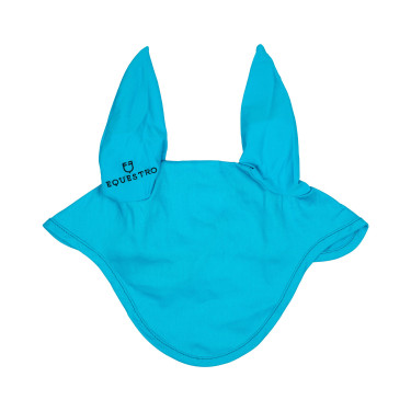 Gorro anti-moscas colección básica con orejas elásticas Equestro Turquesa Azul