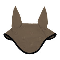 Capucha antimoscas con logotipo multicolor Black Line Edition Equestro Nuez