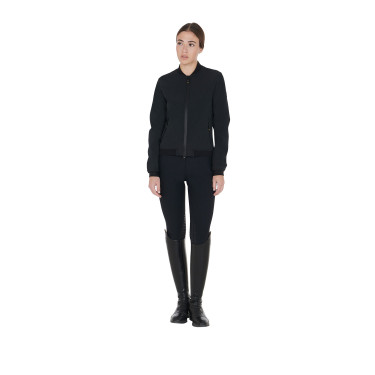 Chaqueta de mujer en tejido técnico Equestro Chaqueta de mujer en tejido técnico Equestro