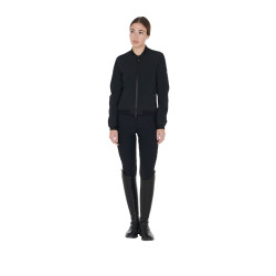 Chaqueta de mujer en tejido técnico Equestro Chaqueta de mujer en tejido técnico Equestro