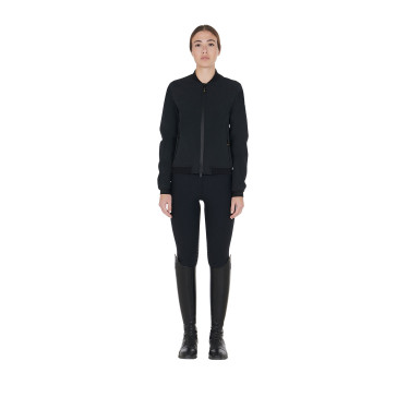Chaqueta de mujer en tejido técnico Equestro Chaqueta de mujer en tejido técnico Equestro