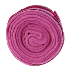Bandas de trabajo de forro polar y elástico transpirables por 4 Equestro Fucsia Rosa