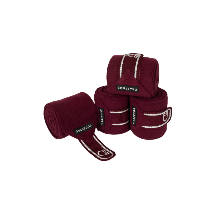 Bandas de polo para pony con logo bordado Diamond en juego de 4 Equestro Bandas de polo para pony con logo bordado Diamond en juego de 4 Equestro