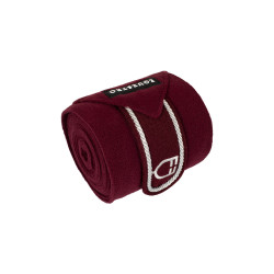 Bandas de polo para pony con logo bordado Diamond en juego de 4 Equestro Bandas de polo para pony con logo bordado Diamond en juego de 4 Equestro