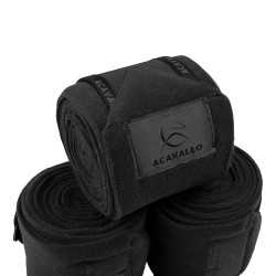 Bandas de polo antipilling con cierre de velcro Acavallo por 4 Bandas de polo antipilling con cierre de velcro Acavallo por 4