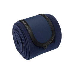 Bandas de polo antipilling con cierre de velcro Acavallo por 4 Azul profundo / negro Azul marino Bandas de polo antipilling con cierre de velcro Acavallo por 4 Azul profundo / negro Azul marino