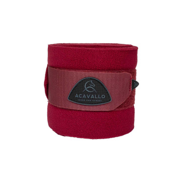 Bandas de ejercicio de forro polar con cierre de velcro Acavallo por 2 Bandas de ejercicio de forro polar con cierre de velcro Acavallo por 2