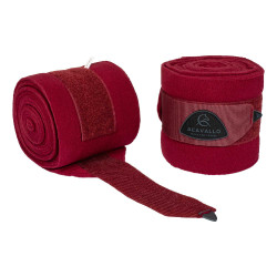 Bandas de ejercicio de forro polar con cierre de velcro Acavallo por 2 Bandas de ejercicio de forro polar con cierre de velcro Acavallo por 2