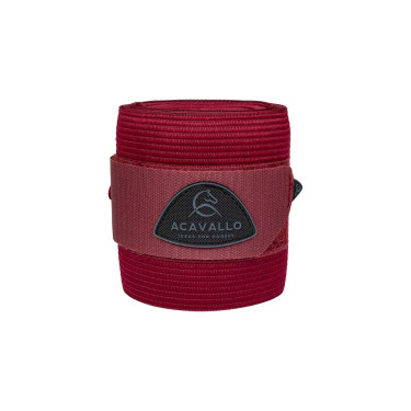 Bandas de ejercicio elásticas de forro polar Acavallo por 2 Bandas de ejercicio elásticas de forro polar Acavallo por 2