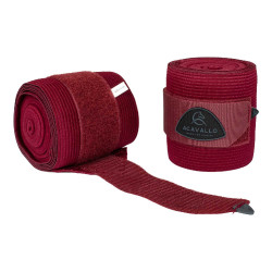 Bandas de ejercicio elásticas de forro polar Acavallo por 2 Bandas de ejercicio elásticas de forro polar Acavallo por 2