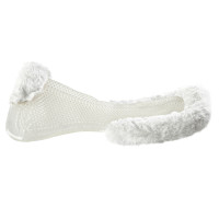 Amortiguador terapéutico de gel con recorte de lana ecológica Acavallo Blanco / claro Transparente Amortiguador terapéutico de gel con recorte de lana ecológica Acavallo Blanco / claro Transparente