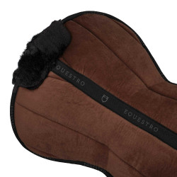 Amortiguador de lana ecológica Equestro brun, contrastes noirs Marrón