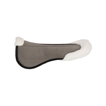 Amortiguador de lana ecológica Equestro Gris / negro / blanco