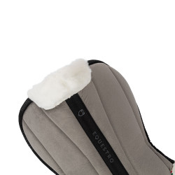 Amortiguador de lana ecológica Equestro Gris / negro / blanco