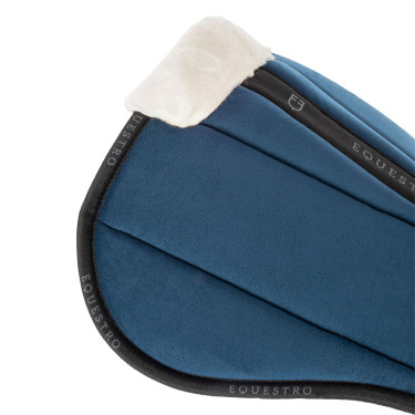 Amortiguador de lana ecológica Equestro Marino / negro / blanco Azul marino