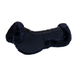 Amortiguador de algodón con bolsillos y borreguillo Equestro Azul / marino