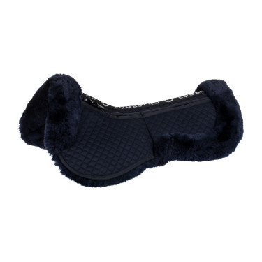 Amortiguador de algodón con bolsillos y borreguillo Equestro Azul / marino