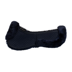 Amortiguador de algodón con bolsillos y borreguillo Equestro Azul / marino