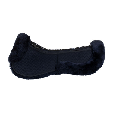 Amortiguador de algodón con bolsillos y borreguillo Equestro Azul / marino