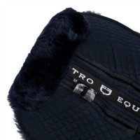 Amortiguador de algodón con bolsillos y borreguillo Equestro Azul / marino Amortiguador de algodón con bolsillos y borreguillo Equestro Azul / marino