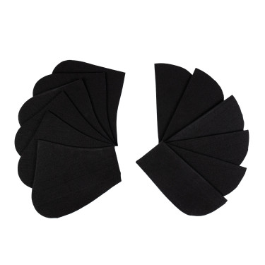 Amortiguador de algodón con bolsillos y borreguillo Equestro Azul / marino