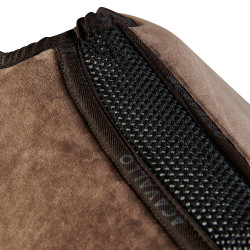 Amortiguador de espuma con memoria de forma y grip de silicona Acavallo Castaño Marrón