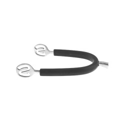 Espuelas Metalab Príncipe de Gales inoxidables revestidas de goma Espuelas Metalab Príncipe de Gales inoxidables revestidas de goma