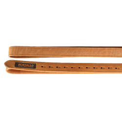 Cuero Acavallo Estribo Cuero Interior Nylon Coñac Marrón