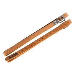 Cuero Acavallo Estribo Cuero Interior Nylon Coñac Marrón