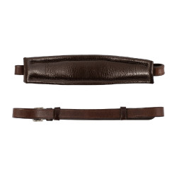 Muserola de cuero Acavallo para Hackamore Marrón oscuro Marrón Muserola de cuero Acavallo para Hackamore Marrón oscuro Marrón