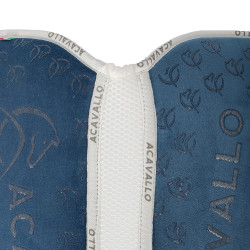 Amortiguador de contacto cercano Acavallo con espuma viscoelástica, agarre y canal para la columna vertebral Oceano Azul Amortiguador de contacto cercano Acavallo con espuma viscoelástica, agarre y canal para la columna vertebral Oceano Azul