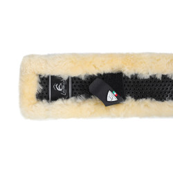 Acavallo Classic Protector de Cincha Corta Gel y Lana de Cordero Natural Marrón Acavallo Classic Protector de Cincha Corta Gel y Lana de Cordero Natural Marrón