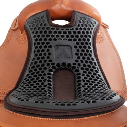 Acavallo Ortho-Coccyx Western Gel Cubre Asiento Hexagonal Dri-Lex 20mm Acavallo Ortho-Coccyx Western Gel Cubre Asiento Hexagonal Dri-Lex 20mm