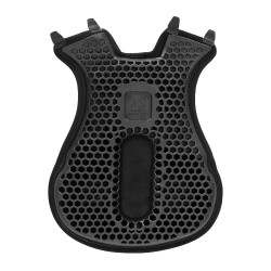 Acavallo Ortho-Coccyx Western Gel Cubre Asiento Hexagonal Dri-Lex 20mm Negro