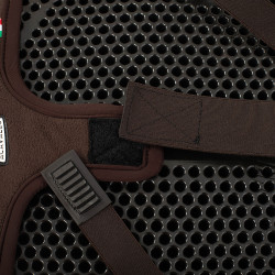 Cubreasiento Acavallo Classic Obstacle Gel 20mm Dri-Lex Castaño Marrón