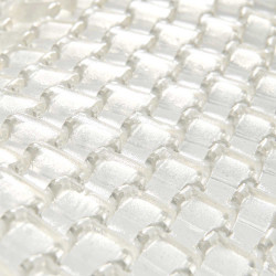 Relleno de gel transpirable Acavallo y contorno de piel de oveja. Transparente / natural