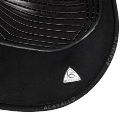 Almohadilla de gel con espuma viscoelástica Acavallo Classic Negro