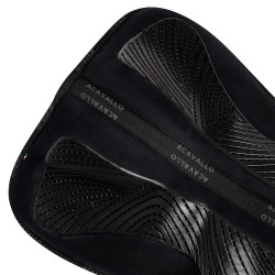 Almohadilla de gel con espuma viscoelástica Acavallo Classic Negro