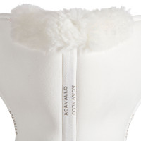Salvacruz viscoelástica de contacto cercano con piel de oveja Acavallo Blanco / blanco Salvacruz viscoelástica de contacto cercano con piel de oveja Acavallo Blanco / blanco