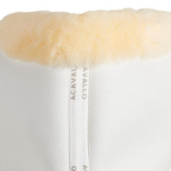 Salvacruz viscoelástica de contacto cercano con piel de oveja Acavallo Blanco / natural Salvacruz viscoelástica de contacto cercano con piel de oveja Acavallo Blanco / natural