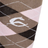 Calcetines Acavallo Algodón con Diamante Marrón / rosa / strass marrón Marr&amp;amp;amp;oacute;n
