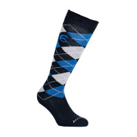 Calcetines Acavallo Algodón con Diamante Azul oscuro / azul / strass gris