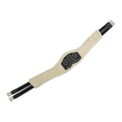 Cincha anatomica Acavallo Gel & Pvc Forro de lana extraíble Negro Cincha anatomica Acavallo Gel & Pvc Forro de lana extraíble Negro