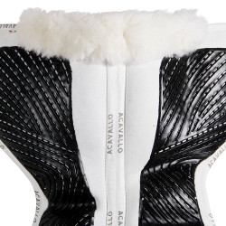 Salvacruz Close Contact Acavallo Classic Gel memoria de forma borreguillo Blanco / blanco